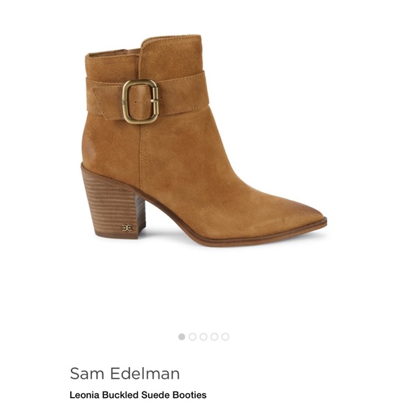 NIB Sam Edelman Leonia Suede Ankle Boots 7 $190 - Picture 2 of 16